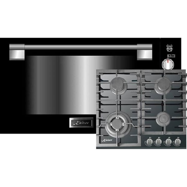 Kaiser EG 9371 Inbyggnadsugn 90 cm + KCG 6383 Gaskokplatta 60 cm