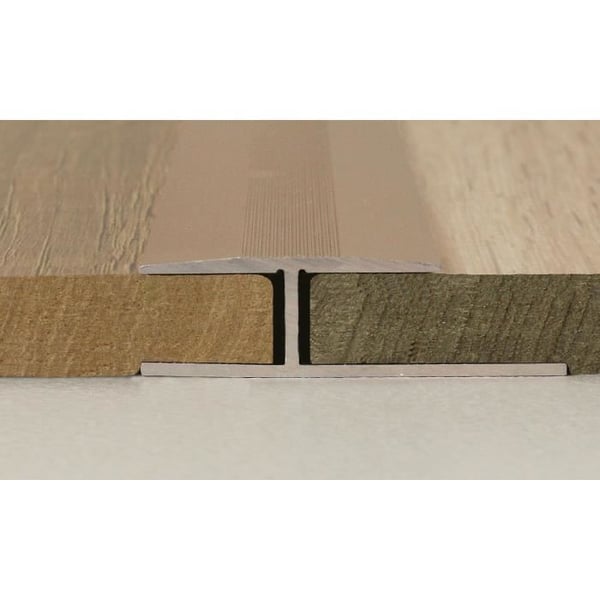 8,3 mm laminatgolv tröskelstång | Bredd: 27mm | Anodiserad aluminium | Färg:silver | Längd: 2700mm