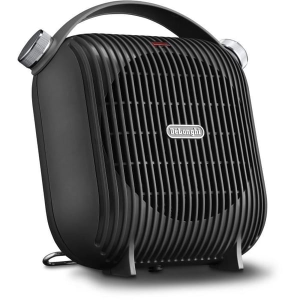 Klassisk DELONGHI blæserradiator - 2400W - 2 varmeindstillinger - Justerbar sikkerhedstermostat - IP21