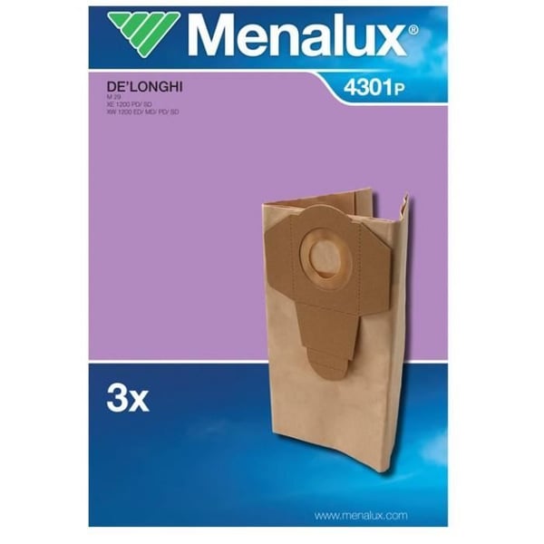 Dammsugarpåsar till Electrolux 9001967653 - Menalux - 3 påsar