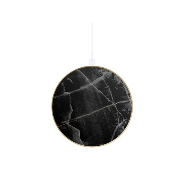 Trådlös Qi-laddare för Smartphones/AirPods 10W Modell Thunder Marble IDEAL OF SWEDEN Svart