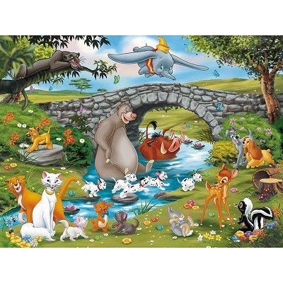 Djurpussel - RAVENSBURGER - The Animal Friends Family - 100 bitar - Blandat - från 6 år och uppåt