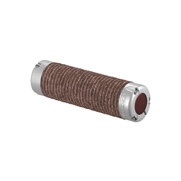 Grepp och Bar-ends Brooks BLG2LL0A27205 - Plump Lädergrepp (130+130mm) - Antik Brun