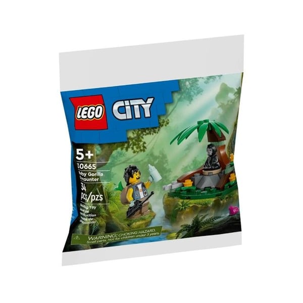 Möte med babygorillan (Polybag) - LEGO City - 30665