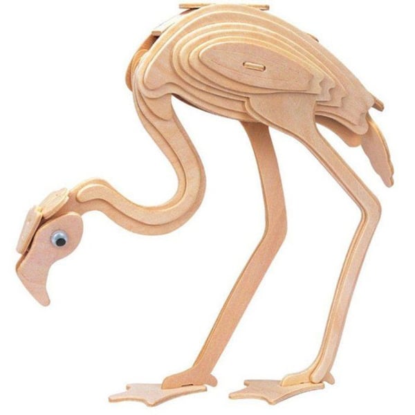 Kaj - Trämodell Flamingo