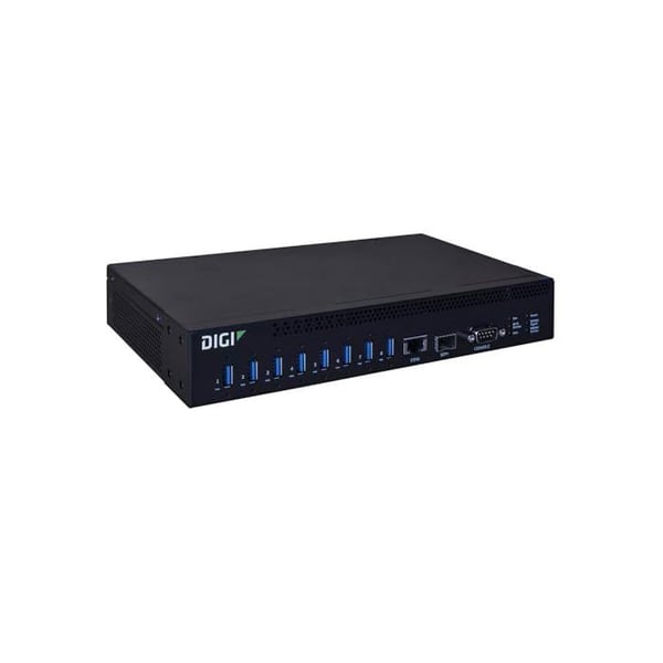 USB 3.2 Gen 1 koncentrator - Digi - AW08-G300 - 10000 Mbit/s - Svart - Typ-A - 260x160x44.45 mm - 1.6 kg