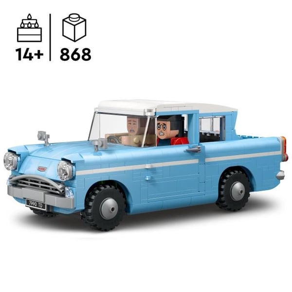 LEGO Harry Potter 76470 Den Förhäxade Ford Anglia - Leksaksbil för Kille eller Tjej 14 år
