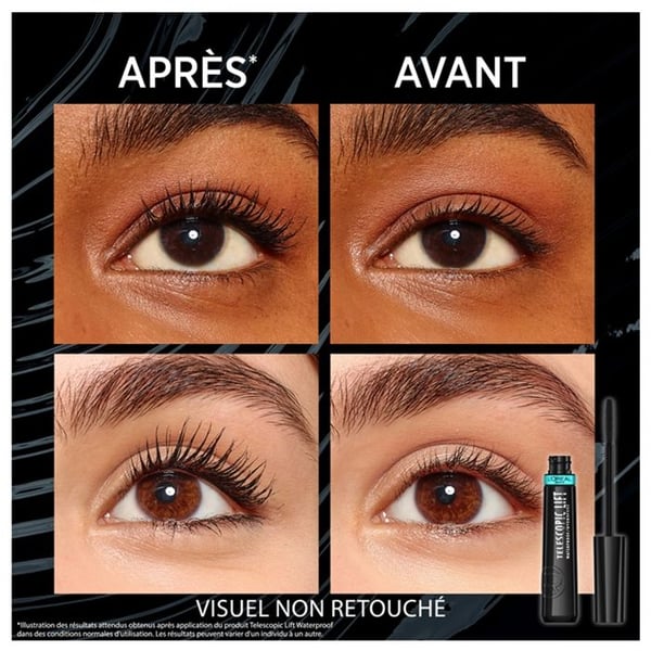 Mascara - L'OREAL PARIS - Telescopic Lift - Vattentät - Noir - 9,9 ml