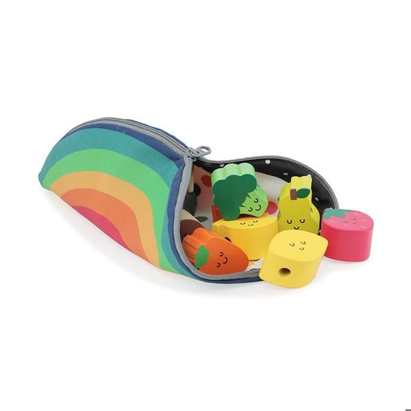 Vilac - Tutti frutti träpärlor