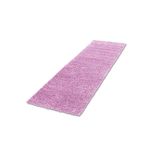 Mjuk och fluffig Shaggy matta 30 mm för vardagsrum och sovrum (Dimension: 240x340 cm - Färg: Rosa)