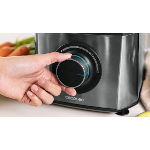 Mixer - CECOTEC - Paprika Hakker - 2000 W - 2 hastigheder + Pulse - Mørkegrå