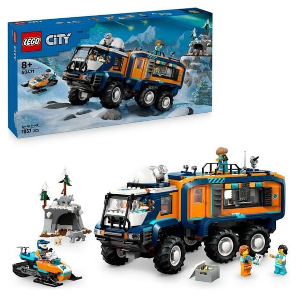 LEGO City 60471 Den Arktiska Utforskarnas Vetenskapslastbil - Spel för killar från 8 år