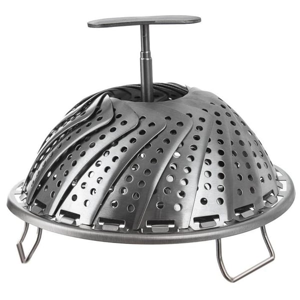 Dampkogers indsats - Orion - Sammenfoldelig - Rustfrit stål - Diameter 14-23 cm - Nem at rengøre