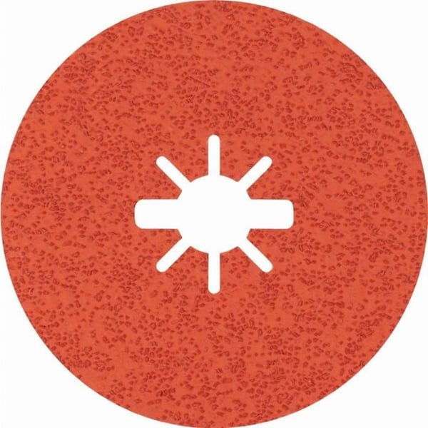 Fiberskiva - BOSCH PROFESSIONAL - Prisma X R782 - Ø125 mm - Korn 36 - Förpackning med 25 stycken