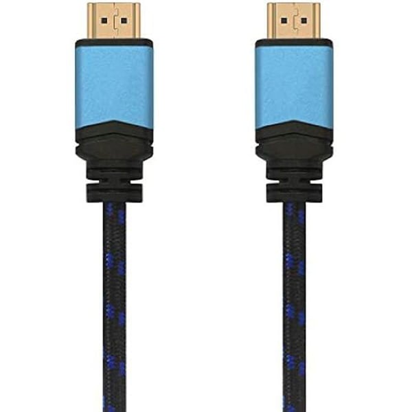 Aisens A120-0355 HDMI-kabel 0,5 m 4K Ultra HD Svart/Blå