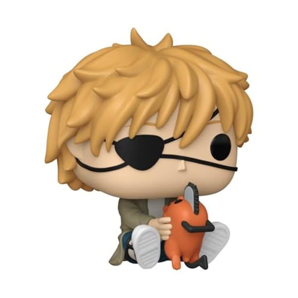 Figur föremål - Funko Pop! - Chainsaw Man - Denji & Pochita - Högkvalitativt Vinyl - Idealisk Gåva