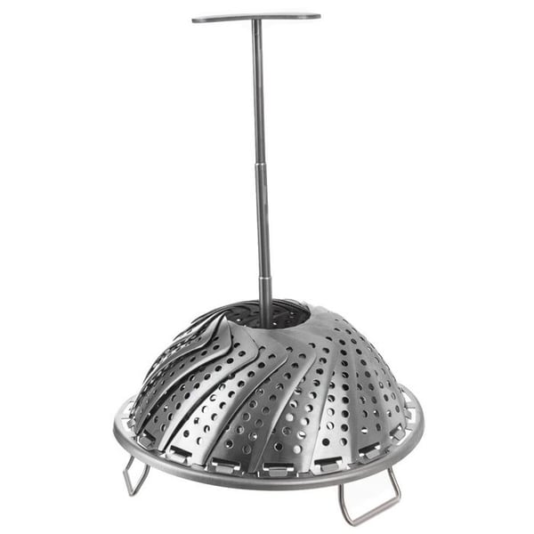 Dampkogers indsats - Orion - Sammenfoldelig - Rustfrit stål - Diameter 14-23 cm - Nem at rengøre