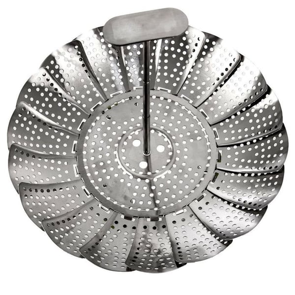 Dampkogers indsats - Orion - Sammenfoldelig - Rustfrit stål - Diameter 14-23 cm - Nem at rengøre