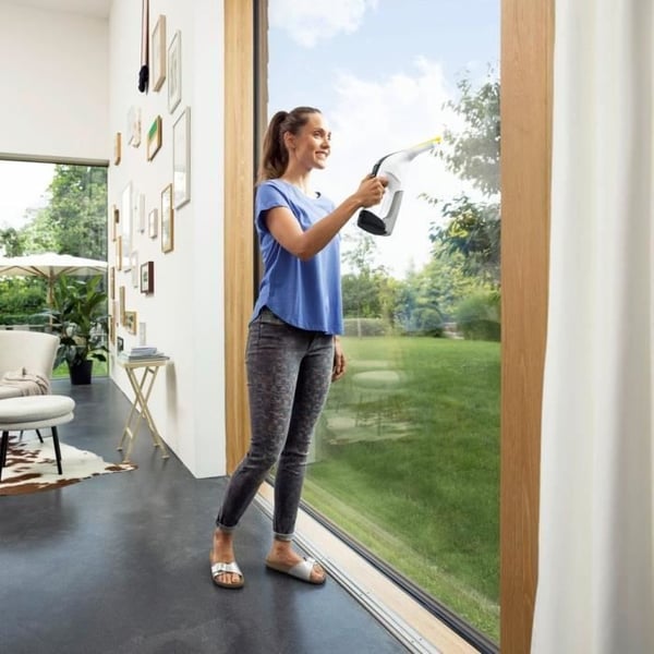 KARCHER WV 6 Plus - Fönsterputsare - XL skrapa 280 mm - Autonomi 100 min - Rengör upp till 300m² (cirka 100 fönster)