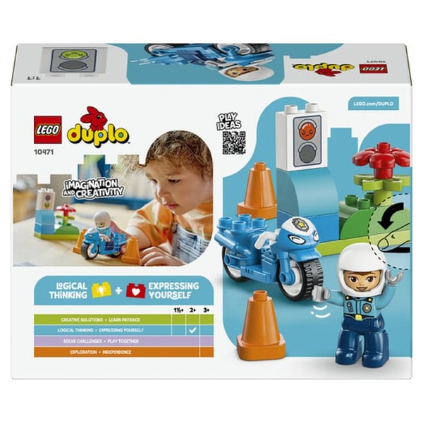 10471 Den blåa polismotorn ® DUPLO® Min stad