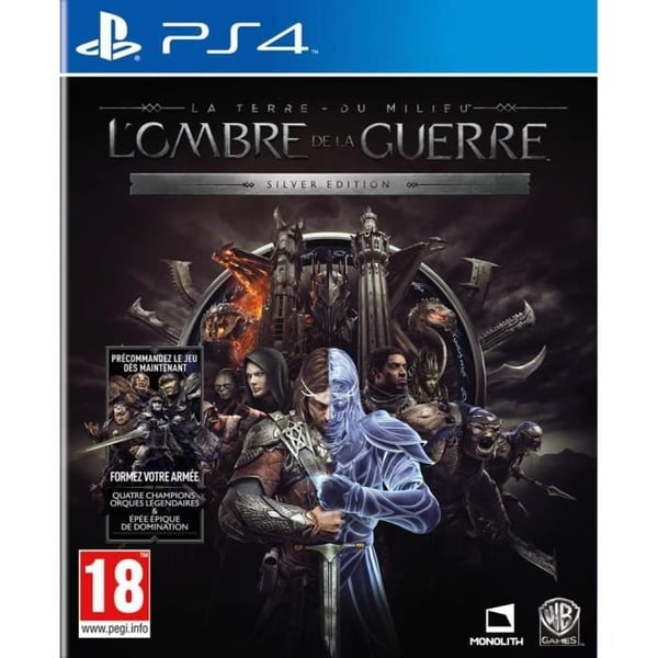 Middle-earth: Shadow of War - Silver Edition PS4-spel
