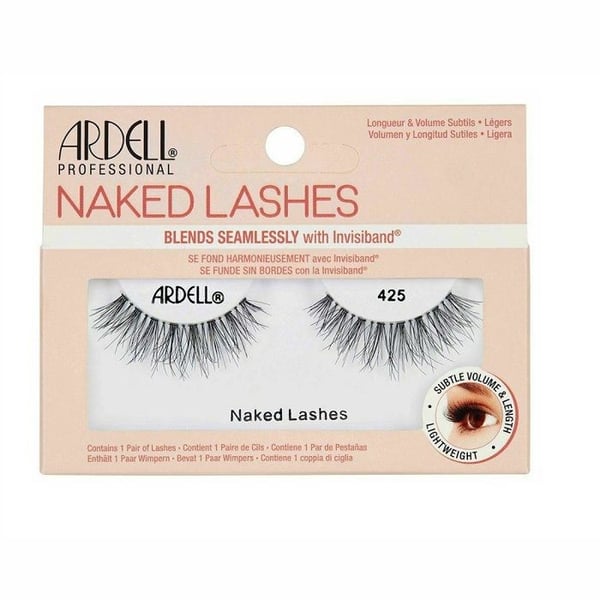 Falska ögonfransar - Ardell Naked Lashes 425 - Svarta - Lätta att applicera - Naturligt och glamoröst utseende