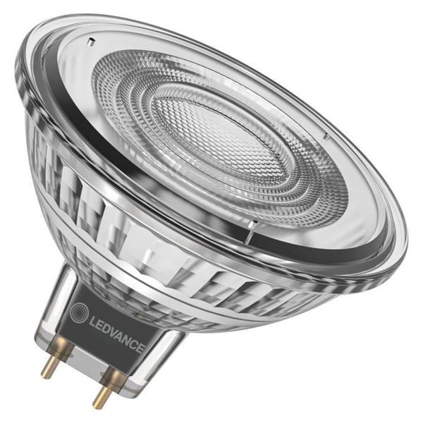 Ledvance LED Reflektor GU5.3 MR16 6.1W 621lm 36d - 940 Kallt Vit | Dimbar - Motsvarar 50W