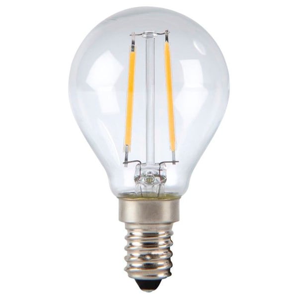 LED-lampa, E14, 250lm ersätter 25W, droppform, vit klar