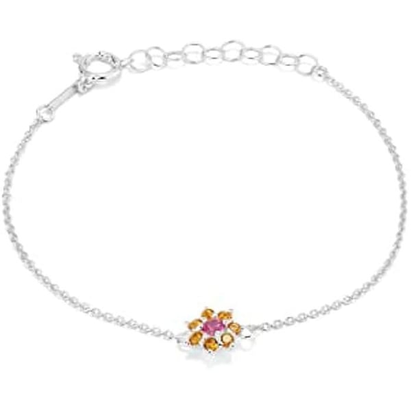 Armband - RADIANT - Blandat - Rostfritt stål, Läder, Keramik - Silver