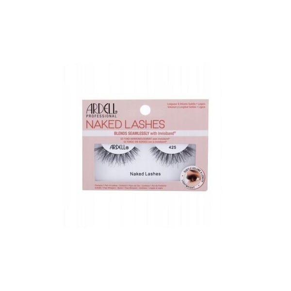 Falska ögonfransar - Ardell Naked Lashes 425 - Svarta - Lätta att applicera - Naturligt och glamoröst utseende