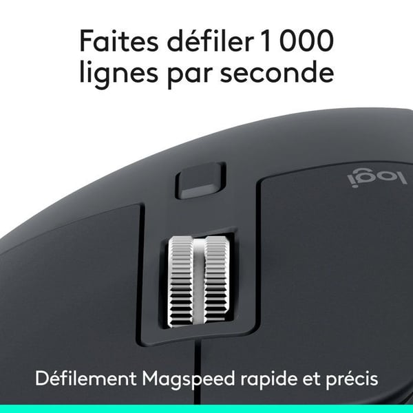 Mus - Trådlös - Logitech - MX Master 3S - Bluetooth Edition - Grafit