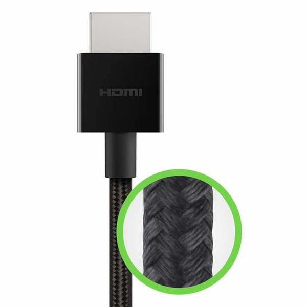 HDMI 2.1-kabel - BELKIN - 2 m - Ultra HD - 48 Gbit/s - Sort
