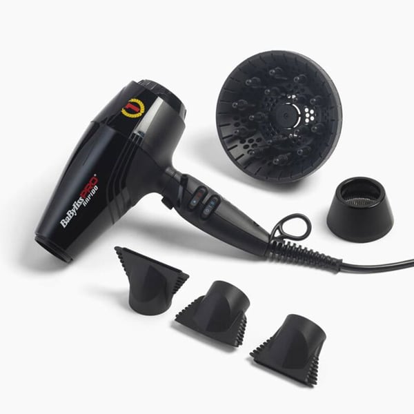 Babyliss Pro Ultralätt Rapid Hårtork, Ref BAB7000IE Svart, Röd, Kallluft, Torkning - Elektrisk hårutrustning