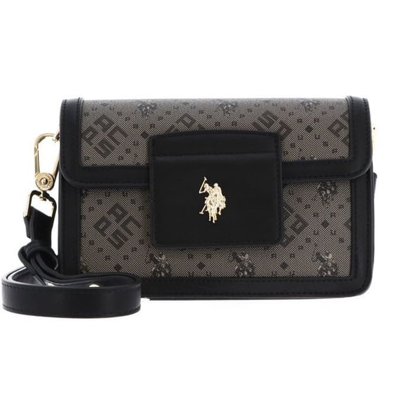 Axelväska - U.S. POLO ASSN. - New Hampton - Svart - 100% polyuretan - 19,5x11,5x9,5 cm