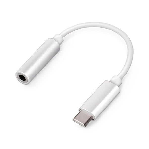 USB-C ljudadapter - AVIZAR - Hane till 3.5mm jack - Kompakt - Kompatibel med smartphone - Klar ljud