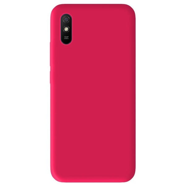 Ljus rosa silikonfodral - Kompatibel med Xiaomi Redmi 9A, Xiaomi Redmi 9AT, Xiaomi Redmi 9i