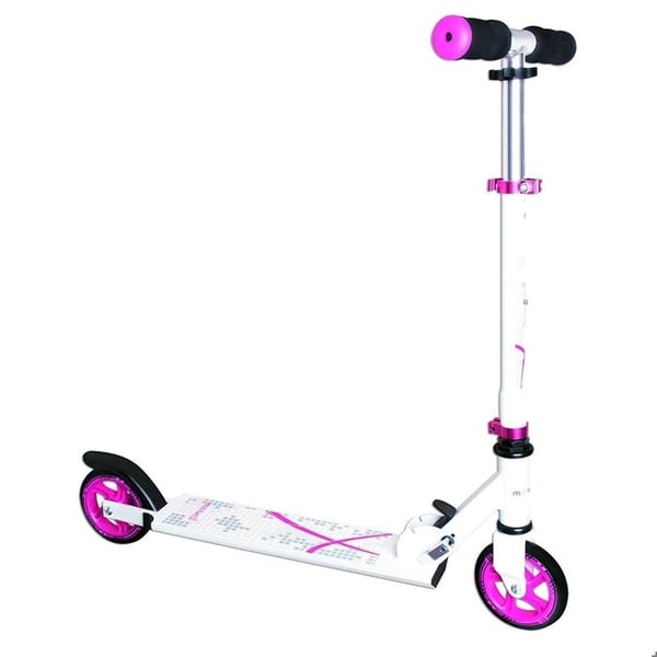 Aluminium Scooter Vit/rosa 125 mm