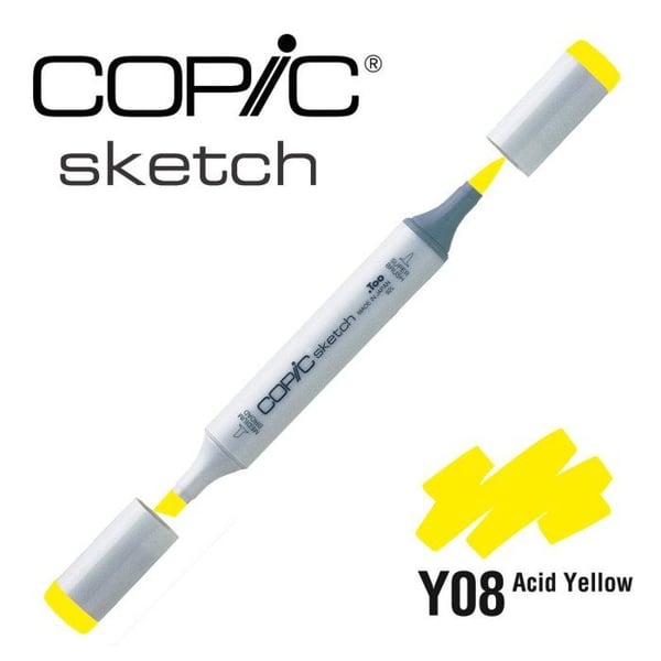 Copic - Alkoholbaserad Copic Sketch-penna Y08 Acid Yellow