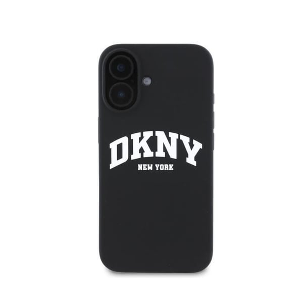 Coque - Apple iPhone 16 Plus - Flytande Silikon Båge - Kompatibel med MagSafe - DKNY Noir