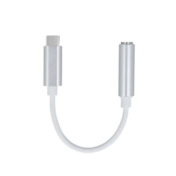 USB-C ljudadapter - AVIZAR - Hane till 3.5mm jack - Kompakt - Kompatibel med smartphone - Klar ljud