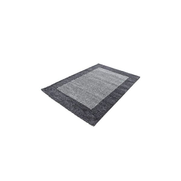 Shaggy Mat - Kantdesign - 300x400 cm - Grå - Inomhus - Rektangulär
