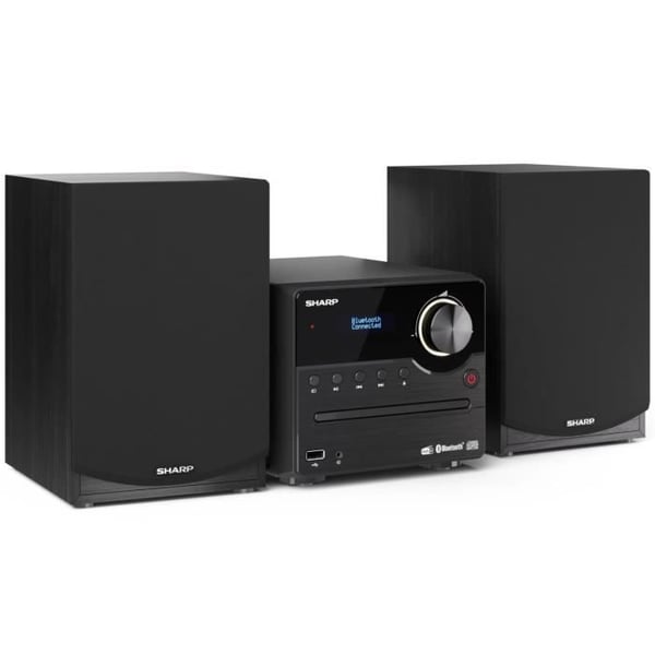 SHARP XL-B517D Hi-Fi-system - 45W - FM, DAB+ - Bluetooth - Svart