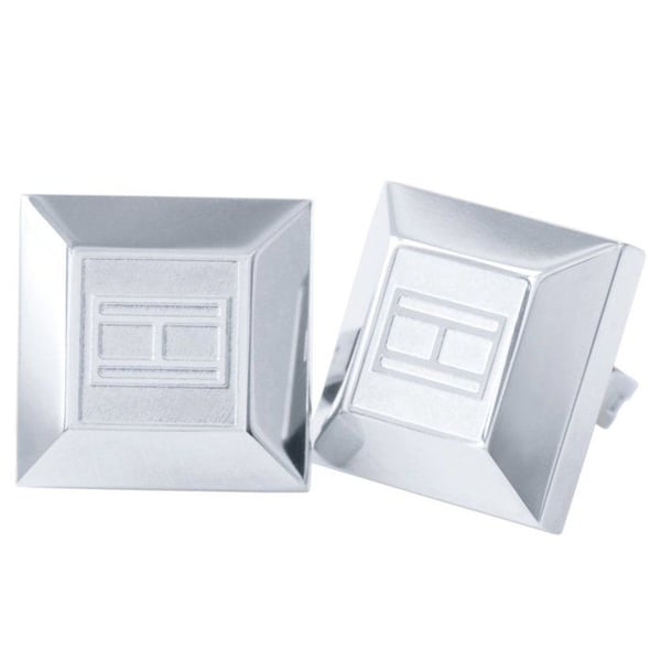 Örhängen i 925 sterlingsilver - Tommy Hilfiger - Emalj - 1 cm - Silverfärgad - Stift och clips - Magnetisk lås