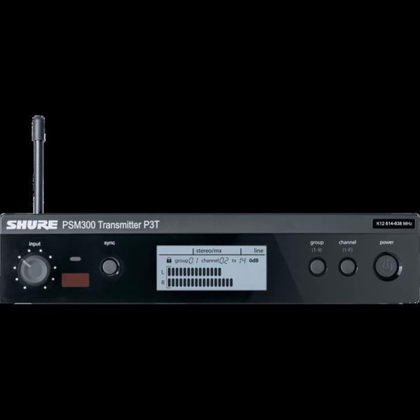 Shure P3T PSM 300 frekvens L19 Öronmonitor system