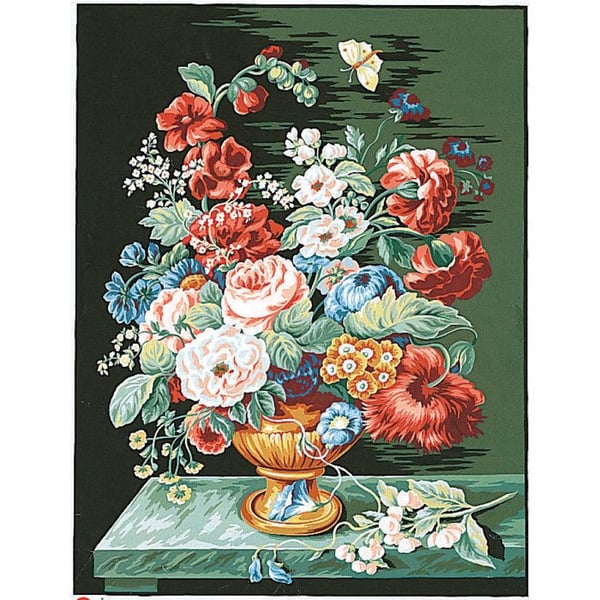 Canevas Pénélope Antik Sommarbukett 50x65cm