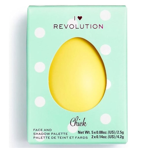 Makeup Revolution - Palett för ansikte och ögonskugga - Chick -