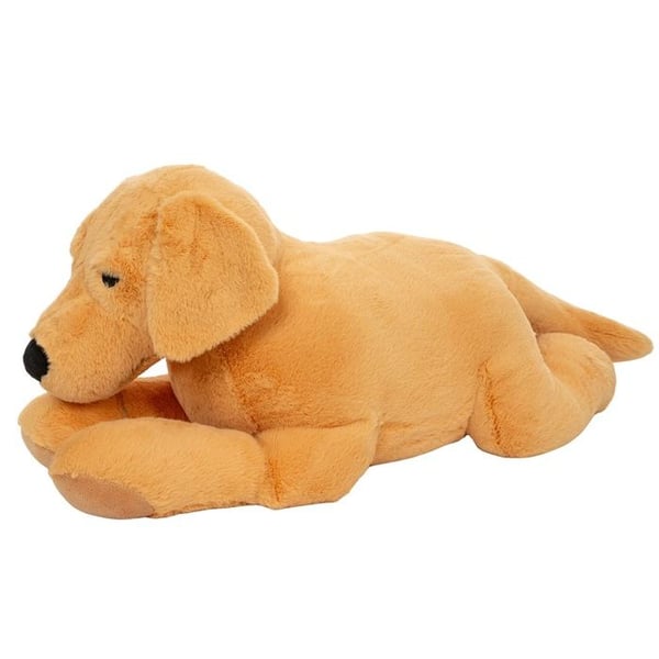 Tyngd nalle - BYASTRUP - Plyschhund - 2,2 kg - Gul - 56 x 16 x 21 cm