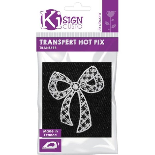 Ki-Sign - Termotransfer spetsband 8x6cm