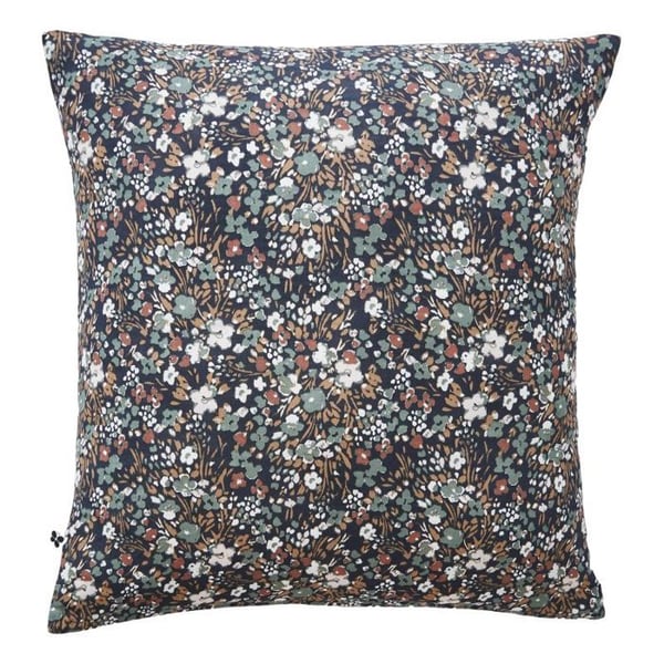 Tryckt örngott "Capucine" 60 x 60 cm & 50 x 70 cm "Cotton Gauze" - Capucine Minuit - 60 x 60 cm