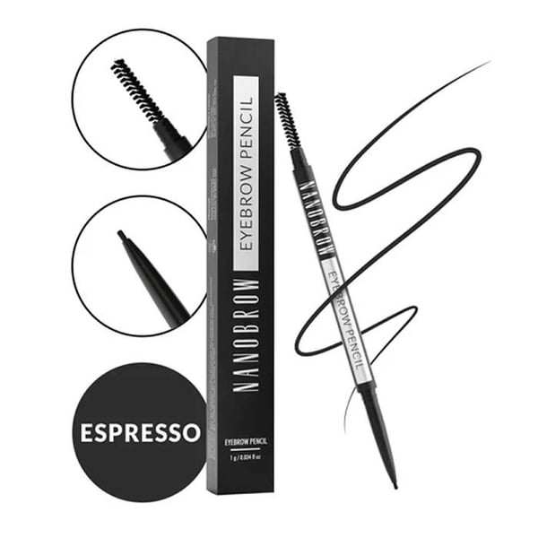 Ögonbrynspenna - Nanobrow - Espresso - Brun - Perfekt definition - Lätt att använda